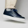 Hot Zelli Vivo Italian Tumbled Calfskin Sneakers Safari Jean (65-348-NVY) SafariJean